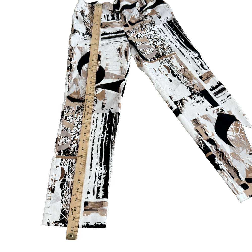 Joseph Ribkoff Vanilla/Multi Abstract Print Pull … - image 3